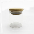 wholesale clear food packaging apothecary sealed round glass jar J007R